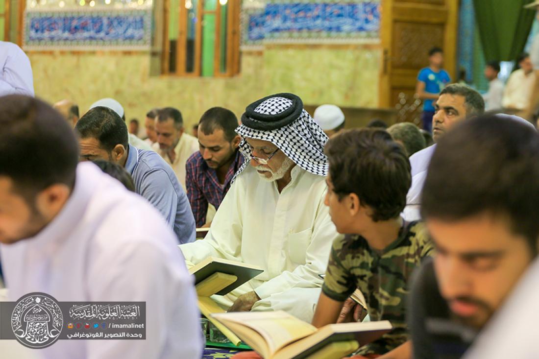 تقرير مصور : الجلسة القرانية الرمضانية  السنوية في مسجد الكوفة المعظم  | 