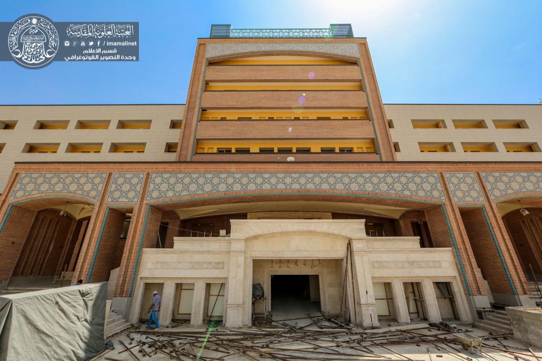 تقرير مصور : ما زال العمل مستمر في مستشفى الامام علي سلام الله عليه التابعة الى العتبة العلوية المقدسة  | 