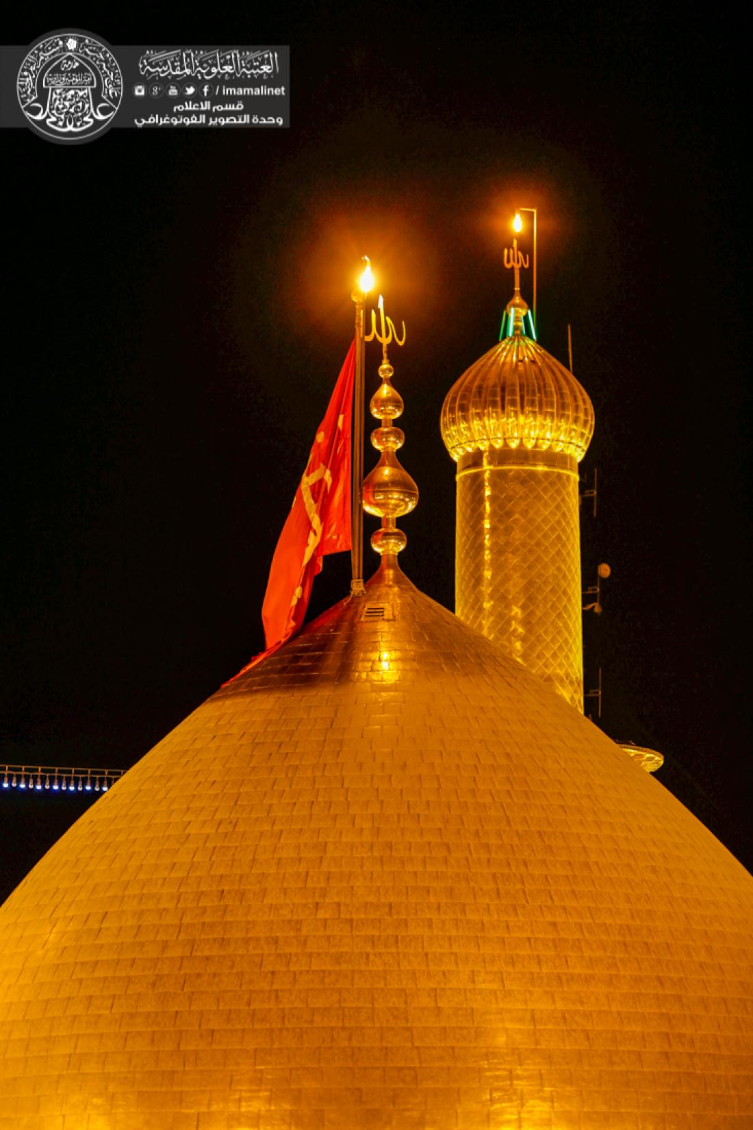 تقرير مصور : الاجواء الايمانية في ليلة الجمعة في العتبة الحسينية والعتبة العباسية في كربلاء المقدسة  | 
