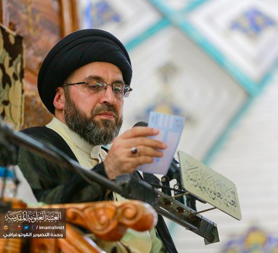 تقرير مصور : المحاضرة الدينية للسيد رشيد الحسيني في العتبة العلوية المقدسة 