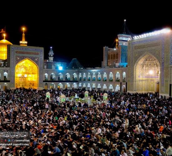 تقرير مصور : اجواء ليالي القدر المباركه في مرقد الامام الرضا سلام الله عليه في ايران 