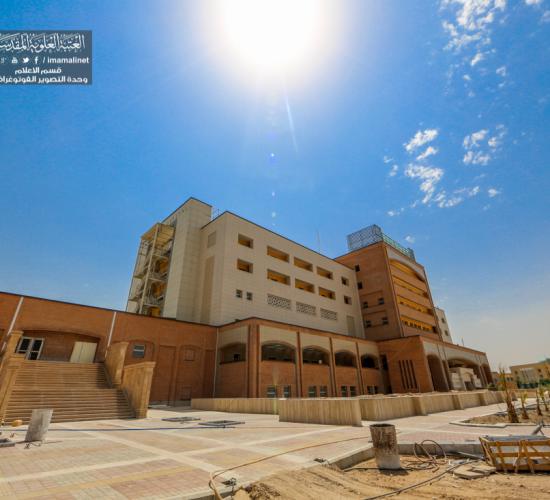 تقرير مصور : ما زال العمل مستمر في مستشفى الامام علي سلام الله عليه التابعة الى العتبة العلوية المقدسة 